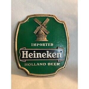 Sign vintage Heineken wall hanging